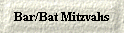  Bar/Bat Mitzvahs 